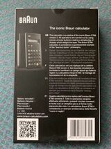 BRAUNブラウンET55復刻モデル電卓BNE001BK ブラック rams_画像2