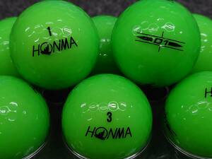 送料無料★高品質★A級★HONMA本間ホンマ D1 '22 ライトグリーン 24球セット ゴルフボール★ロストボール