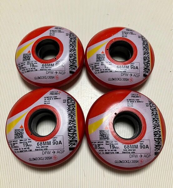 インラインスケート　ウィール　68mm 90A 新品