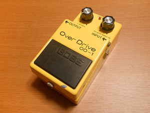 ■79年製!!■ BOSS OD-1 8900番 JRC4558D 艶有 銀ネジ 