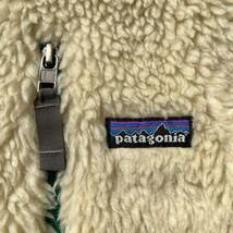 Patagonia パタゴニア Classic Retro-X Cardigan クラシック レトロX カーディガン フリースジャケット 23060 アイボリー×グリーン_画像6
