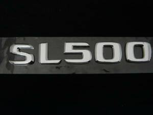 ベンツ　クロームメッキトランクエンブレム SL500 R129