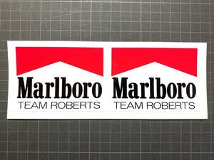 【Marlboro TEAM ROBERTS】ステッカー2枚 マルボロ TZR等に