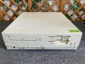 【送140サイズ】86音源搭載 NEC　PC-9821Ce model S2　i486SX-25/MEM9.6MB/HDD欠 FDDよりDOS起動OK CDドライブNG