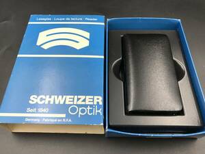 SE1208-19◆SCHWEIZER Optik ルーペ スライド 箱あり