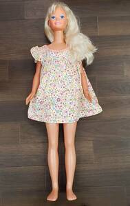 1224-211□マテル mattel 1992 バービー人形 ビッグサイズ 特大 約93cm Barbie 1976 Mexico 洋服 花柄ワンピース 汚れ有 現状品 簡易梱包