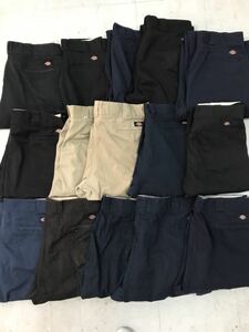 訳あり　まとめ売り　15枚　古着卸 Dickies 古着 ディッキーズ ボトムス パンツ ワーク　874