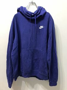 NIKE ナイキ プルオーバー パーカー L パープル　ボリュームネック