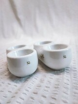 Noritake 陶器 エッグスタンド 2点セット レトロ 当時物 コレクション ノリタケ レトロ食器 エッグカップ ヴィンテージ オールド 食器(1201_画像6