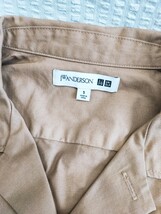 UNIQLO JWANDERSON ツイルワークシャツ S メンズ 未使用 タグ付き ユニクロ JWアンダーソン コラボ ワークシャツ シャツ 長袖(121305)_画像2