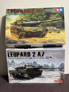 LEOPARD2 セット 田宮 MENG-MODEL 1/35 モンモデル レオパルト2 A7 A6 ドイツ連邦軍主力戦車 MM35271 GERMAN MAIN BATTLE TANK TS-027