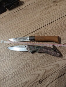 OPINEL BUCK バンタム ナイフ2本セット オピネルバック フォールディングナイフ/FEDECAフェデカG・SAKAI LEATHERMAN Victorinox