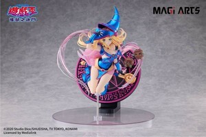 MAGI ARTS 遊☆戯☆王デュエルモンスターズ ブラック・マジシャン・ガール クリボー 1/6 フィギュア WF会場限定 メッキカラー