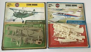 AIRFIX　1/72　エアフィックス　CESSNA BIRDDOG　バードドッグ　CHEROKEE ARROWII　チェロキーアロー　セスナ　セット　ジャンク