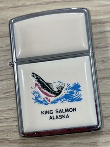 #17905A ZIPPO ジッポー KING SALMON ALASKA キングサーモン アラスカ 火花確認済み BRADFORD,PA. オイルライター 喫煙具