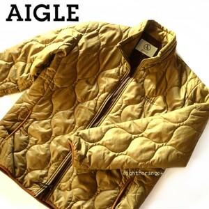 AIGLE★キルティング ジャケット★L★THERMO KIT A★エーグル★中綿★ジャンパー★ブルゾン★アウトドア アウター★ジャンバー