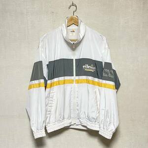 エレッセ ellesse ウインドブレーカー ジャケット 白 L