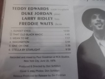 ★未開封！XANADU テディ・エドワーズ＋デューク・ジョーダン・トリオ TEDDY EDWARDS＋DUKE JORDAN TRIO_画像2