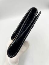 美品　バーバリー　二つ折り財布　ブラック　チェック　PVC 小銭入れ付き　メンズ　レディース　カードケース　コインケース_画像6
