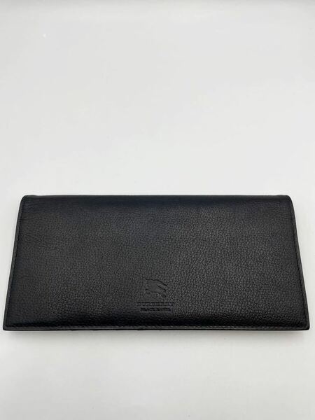 極美品　バーバリー　ブラックレーベル　長財布　ブラック　小銭入れ付き　メンズ　二つ折り財布　カードケース コインケース　