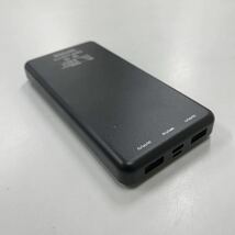黒　モバイルバッテリー10000mAh 2台同時充電　5V2.1A出力　大容量 携帯充電器 Android USB ポート iPhone ROMOSS _画像2