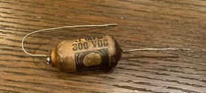  Vintage Cornell Cub Wax.1 300v конденсатор редкость ( одиночный /.1 одиночный )( наличие 1)