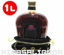 クラウンロイヤル（クラウンローヤル）ブラック 並行品 布袋・箱付き 45度 1000ml (1L)_画像1