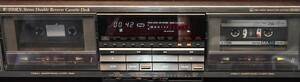 A&P●名器：TEAC：W990RX」Wカセット+Wrec」：カセット：動作OK：メンテ済」（現状渡）