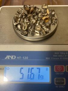 銀歯　51.67g 金パラ　パラジウム