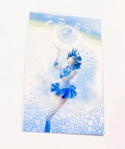 セーラームーン展【セーラーマーキュリー/水野亜美】原画 ポストカード 　ポスター　完売