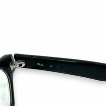 Ray-Ban レイバン メガネフレーム 眼鏡 小物 アイウェア ファッション ブランド 伊達メガネ 55□16 RB5130 ウェリントン ブラック ケース付_画像5