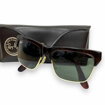 美品 Ray-Ban レイバン サングラス 眼鏡 アイウェア ファッション ブランド W0923 Bausch & Lomb ケース付き Wayfarer ウェイファーラー_画像1