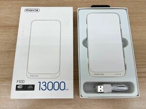 持ち運び急速充電器USBスマホ モバイルバッテリー 13000mAh PADANG USB LED 持ち充 説明書付き 黒 ブラック 旅行 F100