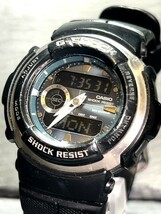 CASIO カシオ G-SHOCK ジーショック G-SPIKE ジースパイク G-300 腕時計 クオーツ アナデジ 多機能 新品電池交換済み 動作確認済み メンズ_画像2