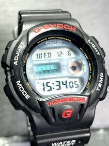 CASIO カシオ G-SHOCK ジーショック DW-6100 腕時計 クオーツ デジタル カレンダー 多機能 ラバーベルト 新品電池交換済み 動作確認済み