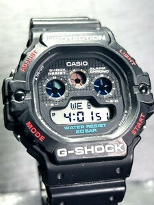 美品 CASIO カシオ G-SHOCK ジーショック DW-5900-1 腕時計 クオーツ デジタル カレンダー 多機能 メンズ 新品電池交換済み 動作確認済み