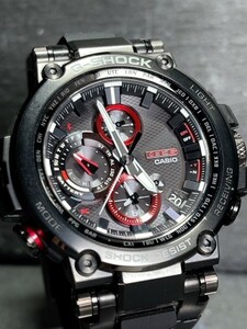 超美品 CASIO カシオ G-SHOCK ジーショック MT-G 腕時計 電波ソーラー腕時計 モバイルリンク Bluetooth スマホリンク MTG-B1000B-1AJF