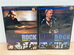 Metal＆Rock メタルアンドロック DVD 2枚 洋楽 「Best Music Collection Special Edition ♯1/♯2 ハードロック ヘヴィメタル 未開封