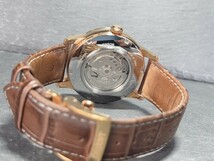 超美品 オリエント ORIENT クラシック サン＆ムーン 自動巻き 機械式 腕時計 革ベルト RN-AK0001S　コレクション アンティーク腕時計_画像8