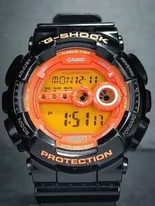 CASIO カシオ G-SHOCK ジーショック HYPER COLLARS ハイパーカラーズ GD-100HC メンズ 腕時計 アナデジ オレンジ ブラック 動作確認済み