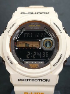 CASIO カシオ G-SHOCK ジーショック G-LIDE ジーライド GLX-150 メンズ 腕時計 デジタル ホワイト ステンレス ラバーベルト 動作確認済み