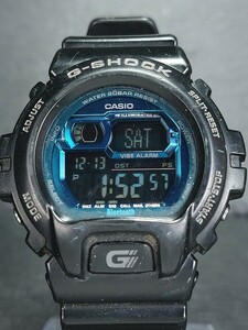 CASIO カシオ G-SHOCK ジーショック GB-6900B メンズ 腕時計 デジタル ブルー文字盤 ブラック ラバーベルト 新品電池交換済み 動作確認済み