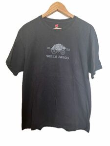 USA 企業系　銀行　tシャツ　ヘインズ　vintage