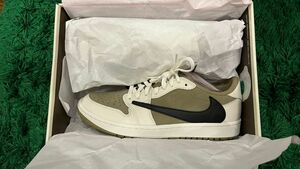 Travis Scott × Nike Air Jordan 1 Low Golf NRG Neutral Olive 26.5