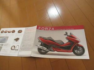 庫40996　カタログ ■ホンダ●　ＦＯＲＺＡ　ＯＰ　アクセサリー●2010.1　発行●6　ページ