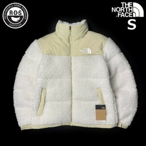 1円～!売切!【正規新品】THE NORTH FACE SHERPA NUPTSE JACKET ダウンジャケット ヌプシ モコモコ US限定 RDS認証 防寒(S)白 190122-175