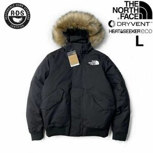 1円～!売切!【正規新品】THE NORTH FACE◆GOTHAM JACKET ダウン ゴッサムジャケット US限定 高品質 RDS認証 ロゴ刺繍 登山(L)黒 190122-175