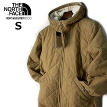 1円～!売切!【正規新品】THE NORTH FACE CUCHILLO FZ HOODIE キルティングジャケット シェルパフリース US限定 裏ボア(S)ベージュ181024-70_画像3