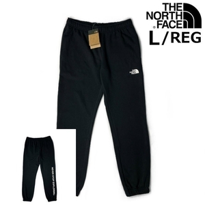 1円～!売切!【正規新品】THE NORTH FACE◆BOX NSE JOGGER ジョガーパンツ スウェット US限定 裏起毛 ロゴプリント 登山(L/REG)黒 190110-25