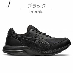 アシックス メンズ 靴 4E相当 軽量 通気性 メッシュ ファスナー 紳士靴 asics アシックス 26.0cm BLACK